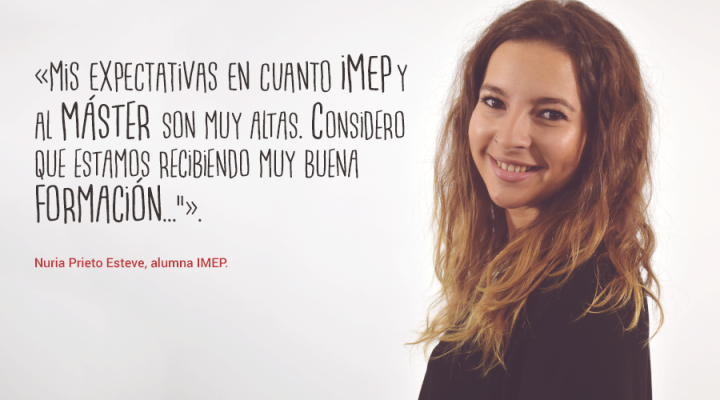 Nuria Prieto: «Siempre me han gustado mucho los eventos. Me parece un mundo increíble».