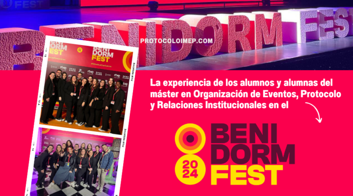 Cuatro días en la organización del Benidorm Fest: la experiencia de los alumnos de máster